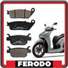 GSC RICAMBI SRL KIT PASTIGLIE PASTICCHE FRENO FRENI FERODO ANTERIORI E POSTERIORI COMPATIBILI PER HONDA SH 300 DAL 2014 IAL 2024