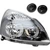 BESTPRICE ATP 1x faro principale anteriore destro H7 / H1, compatibile con | Compatibile con: RENAULT CLIO II, CLIO II Kasten/Schrägheck