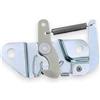 Generico Gancio Chiusura Cofano Anteriore Compatibile per Fiat Ducato 1994-2002 e Fiat Panda 1986-2002, Metallo Cromato