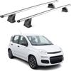OMAC Barre Portatutto Trasversali in Alluminio per FIAT Panda III 2012-2026 - TÜV/DIN 75302