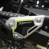 labelbike - Adesivi 3D Moto Battitacco Pedane Poggiapiedi Protezione e Decorazione in Resina Compatibile con Kawasaki Z900