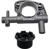 youth care Terra Ricambi Pompa Olio Completa con Vite senza Fine 7 Denti per Motosega OLEO-MAC 936 940 947 952 ed EFCO 136 140 147 152 | Compatibile Motoseghe Originali e Cloni | Ricambio Professionale
