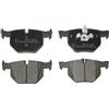 AOQ ORIGINAL QUALITY AOQ - PASTIGLIE FRENI POSTERIORI COMPATIBILI CON SERIE 3: E90, COUPE' E92,TOURING E91,CABRIO E93