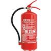 ecocar - Estintore 6kg in Polvere Omologato EN3 per Auto, Casa, B&B, Camper e Ufficio - con Manometro e Supporto Incluso