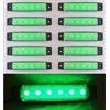 24/7 AUTO 24/7Auto 10 luci di posizione laterali a LED da 12 V, colore verde, per camion, camper, roulotte