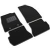 IL TAPPETO AUTO BY FABBRI 3 SPRINT01317 - Tappetini su Misura per Auto in Moquette Antiscivolo Compatibile con Fiesta MkV dal 2002-2005