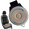 Generico Cuscino Sedile Girevole 360° - Cuscino Auto Rotante | Rotazione 360 Gradi | Portatile, Leggero, Imbottitura Schiuma Alta Densità, Tessuto EVA, 40x40cm, per Anziani Auto Ufficio Casa
