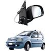 diTosi Specchi Specchietti Retovisori per Panda modello 169 dal 2009 al 2011 con calotta nera e con movimento vetro manuale DX SX (Destro (Lato passeggero))