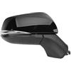 YSFDSGD Gruppo Specchietto Retrovisore Per Toyota Per RAV4 RAV 4 2019-2022 Copertura Specchietto Retrovisore Auto Lente Lampada Indicatore Direzione Riscaldata(8pins blk R)