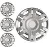 W-Parts SERIE 4 BORCHIE - 4 COPRICERCHI COPPE RUOTA 15 PER FIAT STILO