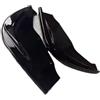 PaCsci Paraurti Auto Spoiler Per Bmw Per La Serie 1 Per F40 Per M-PACK Per M135i 2019-2024 2PCS Paraurti Posteriore Lip Body Kit Tuning Parti Di Protezione Frontali Paraurti Spoiler(Gloss Black)