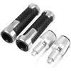 Generico Moto Manubrio Manopole Per Suzuki Burgman 400 650 Executive 200 125 Motocicletta Manubrio 7/8'' 22mm Manopole Manubrio