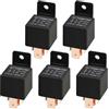 MOCNT 5 Pezzi 12V 80A Auto Relè SPST 4 Pin Automobile Relè Auto Interruttore Relè Aperto Contatti Relè Camion Elettrico Relè Impermeabile Motociclo Pesante Relè ON OFF