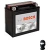 farbrothersonline COMPATIBILE CON HARLEY DAVIDSON FLSTF Fat Boy 1584 2007-2012 BATTERIA YTX20L-BS BOSCH (SIGILLATA COMPLETA E PRONTA AL MONTAGGIO) 12V/18AH BATTERIE PER MOTO 175X87X155MM CCA250A