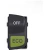Gettimore Pulsante di accensione e arresto per Smart Fortwo 450 e 451 2008-2015, pulsante singolo con terminale a 4 pin, ricambio diretto A4518204410