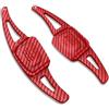 Generic Estensione paddle cambio for Golf 8 MK8 GTI for R-Line for Passat for Atlas for CC ABS Accessori cambio volante(Carbon Red)