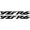 NYWLXZ Adesivi Moto Decalcomania Impermeabile Per Yamaha YZF R6 Accessori 2000-2024 2001 2002 2003 2004 2005 2006 2007 2008 Adesivo