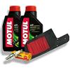 AER MOTO SPARE PARTS TAGLIANDO HONDA FES FORESIGHT 250 PIAGGIO X9 250 MOTORE HONDA MOTUL 5000 10W40