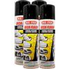 FEI FAN Spray Elimina Catrame, Colla e Residui Adesivi Deca Flash Sicuro su Ogni Carrozzeria 250ml (4 Spray)