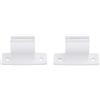 Generic Supporto per Manovella per Tendalino, Supporto da Parete Durevole per Roulotte da Campeggio, Clamp/Holder in ABS da 2 Pezzi per Tende da Sole, Design Compatto per Risparmiare Spazio