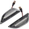 SPUFKGE Auto Indicatori Direzione Per Opel Per Mokka 2012-2016 Per Mokka X 2016-2020 Indicatore Laterale Luce Dinamica LED Indicatore Direzione Ripetitore Segnale Lampeggiante Indicatore Fanale Fanalino Frecc