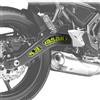 Genérico Confezione di adesivi per bilanciere con logo per Kawasaki Z650 (Candy Yellow Green)
