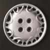 Rixto Kit di 4 copricerchi compatibili con FIAT SEICENTO SX '98 - diametro 13