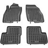 MTM Tappetini Gomma per Fiat Grande Punto 10.2005-2012 Design a Vaschetta, su Misura con Bordi Rialzati cod. 3D 5361