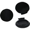 Generico (Pack 3 pezzi) Tappi Copri Foro Per Paraurti per Fortwo 451 (2008-2014) Tappino Plastica Paraurti Copri Gancio Traino Anteriore/Posteriore - Ricambio Compatibile