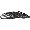 YMKIUWXLD Cinghia velocità Per Compressore D'aria 4EPJ307 310 313 316 335 348 Cinghia Di Trasmissione Scanalata Cinghia Per Tapis Roulant variabile Cinghia frizione(EPJ310,5ribs)