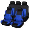 HNHPY Auto Set Coprisedili per Ford KA RU8 2008 2009 2010 2011 2012 2013 2014 2015 2016, Anteriori e Posteriori Antiscivolo Coprisedile Traspirante Protezione Sedile Accessori,Blue
