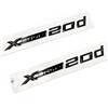 XCBW 2 X drive 20d auto emblema X Drive Badge lato bagagliaio nero adesivi adatti per BMW