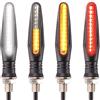Baceyong 4PCS Frecce Moto LED Sequenziali 12V DRL e Stop