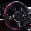 Ashild Coprivolante Auto per Jeep Wrangler JK 2007-2010, In Pelle Copri Volante Traspirante e Antiscivolo Copertura Volante Protettivo Interno Accessori,H/Purple