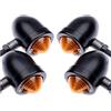 KATUR 4pcs Indicatore di direzione per Harley Honda Yamaha Bobber Custom Chopper Cafe Cruiser