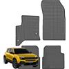 W-Parts SERIE 3 TAPPETI - TAPPETINI IN GOMMA TPE NERI PER JEEP AVENGER 2022> SOLO IBRIDA