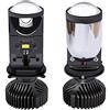 Frefgikty 60 W/Pair Lampada H4 LED Mini Lente Del Proiettore Automobles Lampadina 8000LM Kit di Conversione Hi/Lo Fascio RHD LHD