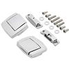 XMT-MOTOR Kit Chiusure Adatto per Harley Touring FLHR FLHT FLHX FLTR 1988-2013 (Cromato)