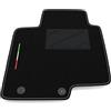 Somer Car Tappetino Auto SOLO LATO GUIDA 1pz compatibile con Hyundai i20 2020-2025 | 1 tappeto su misura in moquette, bandiera Italia
