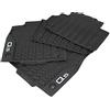 Audi 80B061501041 80A061511041, Tappetini in gomma, set da 4 pezzi, completo (anteriore e posteriore), tappetini in gomma per tutte le stagioni, neri