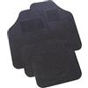 Generico POP SET 4 TAPPETI IN GOMMA TPE UNIVERSALI COMPATIBILI PER ALFA STELVIO SET 4 TAPPETINI 4 PEZZI IN PLASTICA