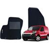 W-Parts SERIE 2 TAPPETI - TAPPETINI IN MOQUETTE NERI PER FIAT FIORINO DAL 2007 IN POI