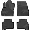 MOTOS Tappetini in gomma per auto adatto per Fiat Qubo 2008-2020 Migliorate il vostro comfort di viaggio con il tappetino antiscivolo per auto No.77
