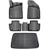 ELMASLINE 3D Tappetini Gomma e Vasca Baule per MG4 | Pianale di carico variabile - posizione superiore | (Pacchetti Luxury/Comfort/XPOWER/Trophy Extended Range) | Tappetini Auto