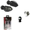 #LICA1 COMPATIBILE CON BETA MOTOR BETA RR 50 MOTARD SKULL COPPIA DI FRECCE A LED PER MOTO OMOLOGATE LAMPA INDICATORE DI DIREZIONE 12V NERA CON LENTE FUMÈ 35X18 MM