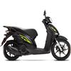 Generico Kit adesivi Compatibili con Piaggio Liberty 125 ABS decal grafica completa carene laterali ruote cerchi scegli colore -KIT D- Cod. 2063 (029 Giallo Fluo)
