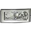 GV-ZONE faro lato sinistro faro lato conducente gruppo faro proiettore luce anteriore lampada auto cromo fari lhd compatibile con iveco daily III 1999 2000 2001 2002 2003 2004 2005 2006 VP822L