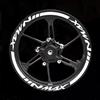 ZWBHNB Adesivo per bordo ruote Moto Mozzo Ruota Decalcomanie Adesivi Riflettenti Resistente Alle Intemperie 14 Scooter Nastro Della Banda Cerchi Decorare Per YAMAHA NMAX 155 125 Decalcomanie per ruote ( Mis