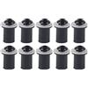 Tomotato 10 Pezzi/Kit di Viti per Bulloni per Parabrezza Moto, Bulloni per Parabrezza Universali Viti Esagonali Interne M5(Nero)