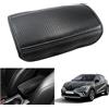 GAFAT Renaul-t Captur 2 2020-2024 2025 Copertura per Bracciolo Centrale, Rivestimento in pelle PU per Console Centrale, Compatibile con Renault Captur 2 Accessori (Nero)